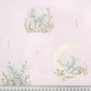Tissu Coton Eléphant Lune Fond Rose Clair | Laize 1m60
