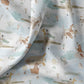 Coton Animaux dans les Airs Fond Blanc | Laize 1m50