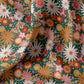 Coton Fleurs Childhood Vert Orange | Laize 1m50