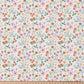 Tissu Coton Imprimé Fleurs Mathilde Ecru | Laize 1m50