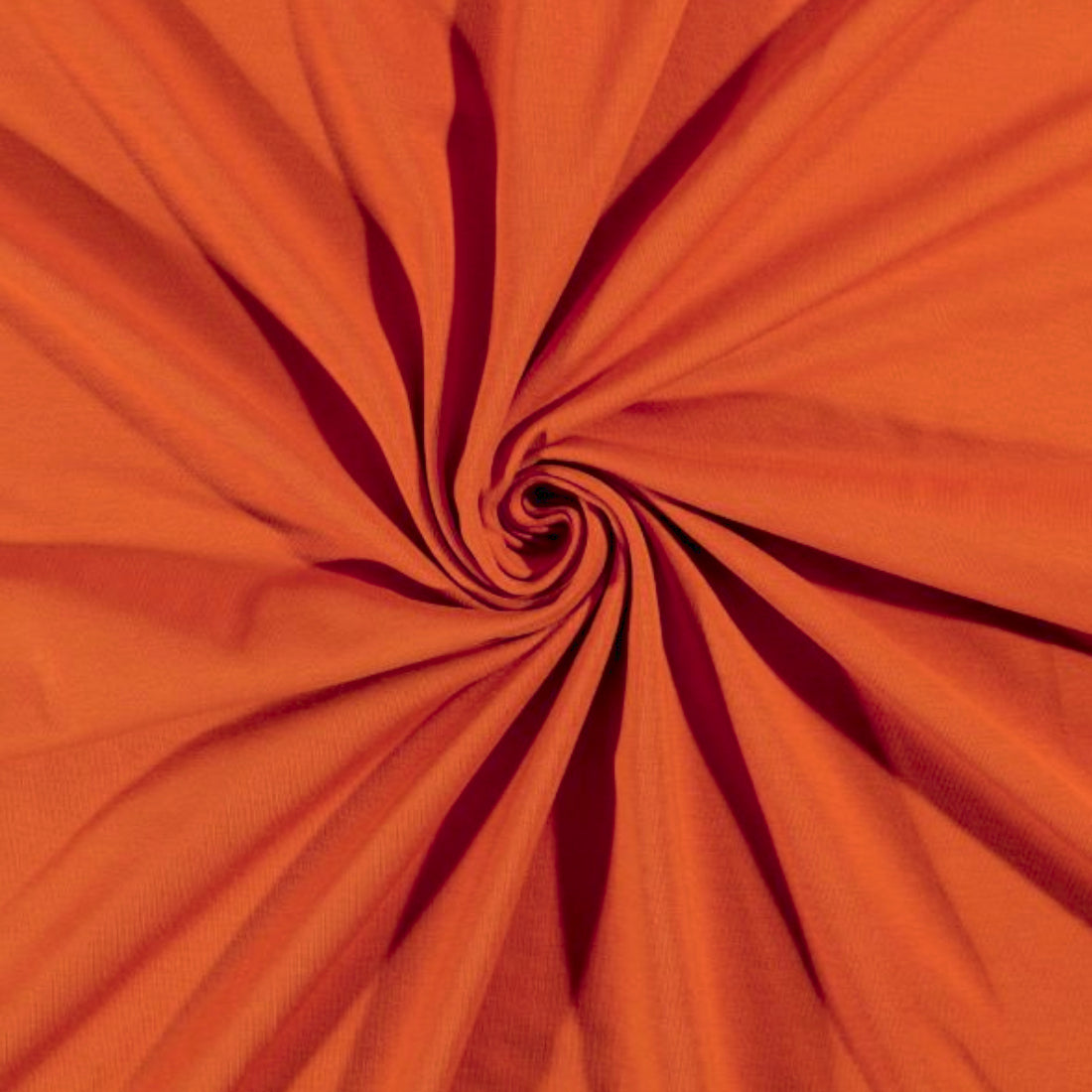 Coton Jersey Uni Orange Tangerine | 1m x 1m50 | 220gr/m²