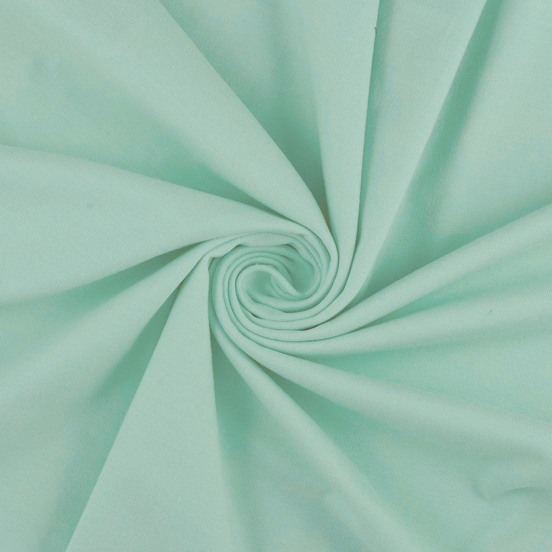 Coton Jersey Uni Vert Menthe | 1m x 1m50 | 220gr/m²