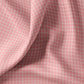 Tissu Coton Carrés Jules Blanc Rose Fané | Laize 1m50