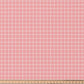 Tissu Coton Carrés Jules Blanc Rose Fané | Laize 1m50