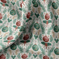 Tissu Coton Noël Numérique Bolzano Boules Blanc Vert