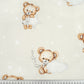 Tissu Coton Ourson Rêves Etoile Lune Fond Beige | Laize 1m60