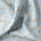 Coton Ours Renard Zamzam Fond Vert Clair | 1m x 1m50