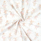Tissu Coton Souris Ballerine Pastel Fond Blanc | Laize 1m60
