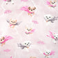 Tissu Coton Super Chiens sur Fond Rose | Laize 1m55