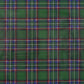 Tissu Coton Noël Motif Tartan Vert et Bleu | Laize 1m55