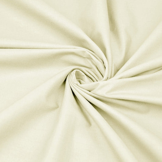 Tissu Coton Uni | Grande Laize 2m20 | Couleur Ecru