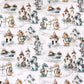 Grands Dinosaures Voyages Fond Blanc | 1m x 1m60