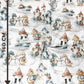 Grands Dinosaures Voyages Fond Blanc | 1m x 1m60