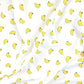 Tissu Double Gaze De Coton Imprimé | Bananes Fond Blanc | Laize 130cm