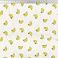 Tissu Double Gaze De Coton Imprimé | Bananes Fond Blanc | Laize 130cm