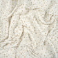 Double Gaze De Coton Imprimé | Blanc Etoiles Dorées | Laize 135cm