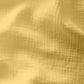 Double Gaze De Coton Uni - Lemon Jaune Citron - Laize 130cm