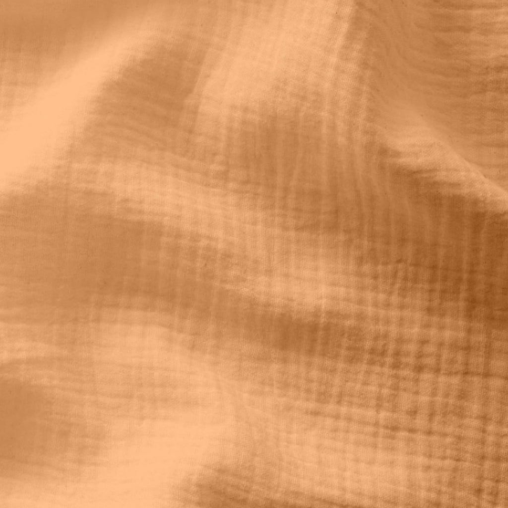 Double Gaze De Coton Uni - Melon - Laize 130cm