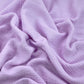 Tissu Double Gaze De Coton Uni - Crocus Violet