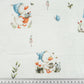 Tissu Double Gaze De Coton Imprimé | Caneton Jardin | Laize 155cm