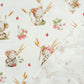 Tissu Double Gaze De Coton Imprimé | Souris et Framboise | Laize 155cm