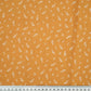 Tissu Double Gaze De Coton Imprimé | Notes de Musique Fond Moutarde
