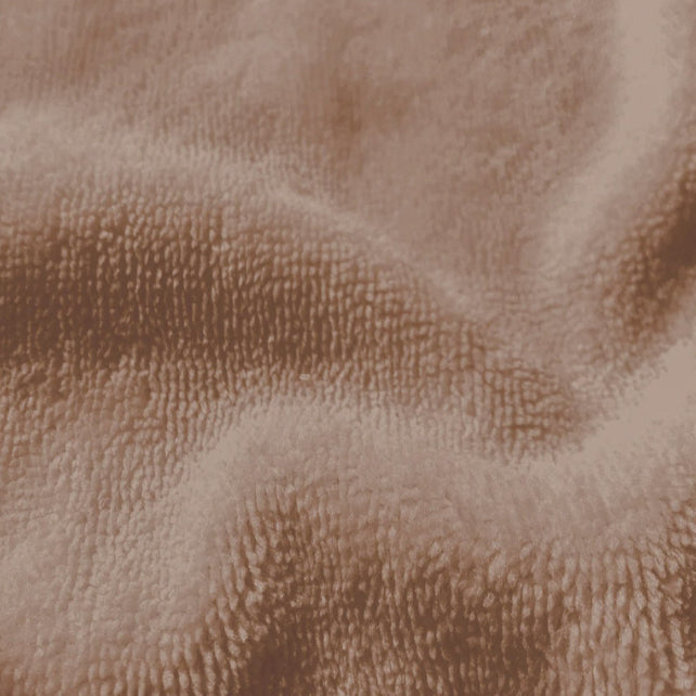 Tissu Coton Micro Eponge Bambou Châtaigne | Laize 1m50