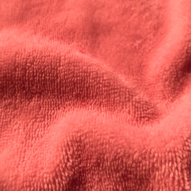 Lot de 10 Coupons de Tissu Micro Eponge Bambou | Minimum 30cm x 30cm | Coloris aléatoires - PopCoton