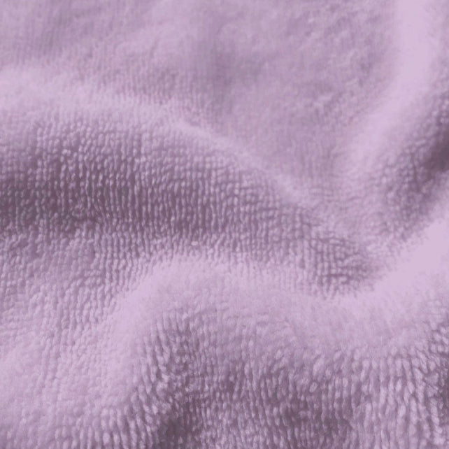 Tissu Coton Micro Eponge Bambou Lilas Clair | Laize 1m50