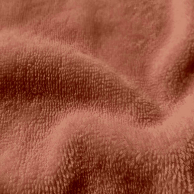Tissu Coton Micro Eponge Bambou Marsala | Laize 1m50