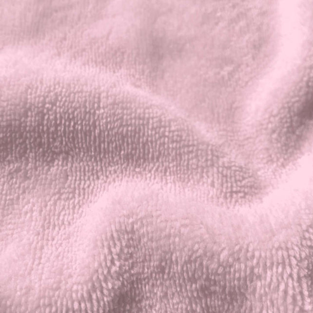 Tissu Coton Micro Eponge Bambou Rose Blush | Laize 1m50