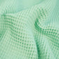 Tissu Nid d'abeille 100% Coton Gaufré | Vert Menthe | Laize 1m55