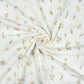 Tissu Double Gaze De Coton Imprimé | Brindilles Beiges Marron
