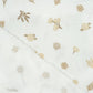 Tissu Double Gaze De Coton Imprimé | Brindilles Beiges Marron
