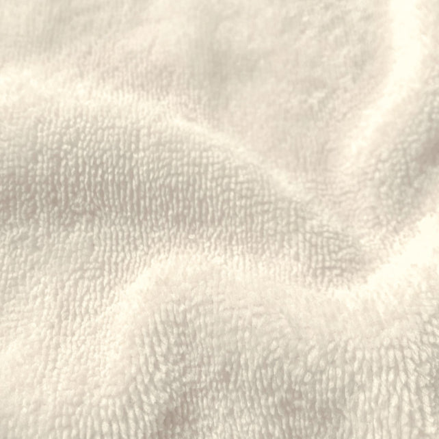 Tissu Coton Micro Eponge Bambou Ecru | Laize 1m50