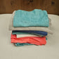 Lot de 10 Coupons de Tissu Micro Eponge Bambou | Minimum 30cm x 30cm | Coloris aléatoires (Copie)