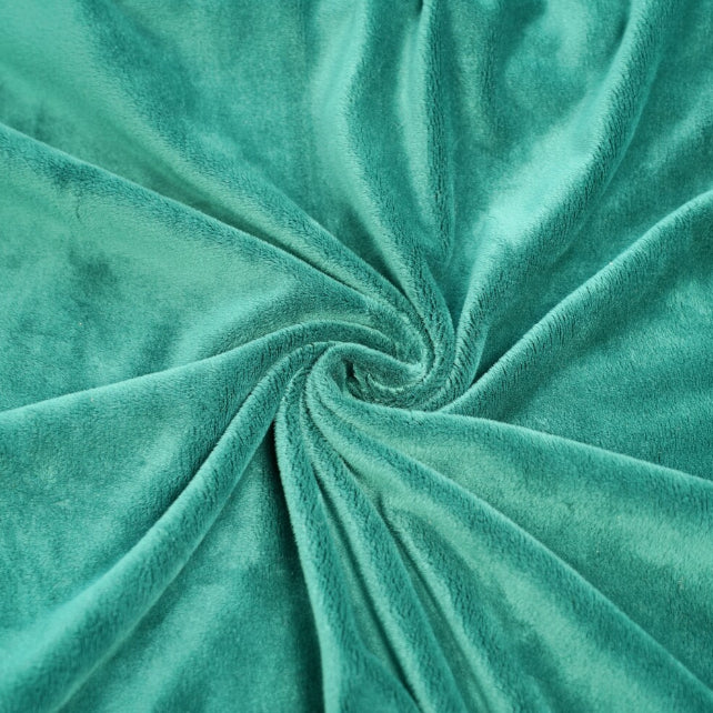 Tissu Minky Lisse Azure | Premium | Laize 1m55