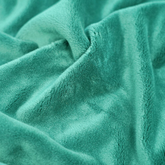 Tissu Minky Lisse Azure | Premium | Laize 1m55