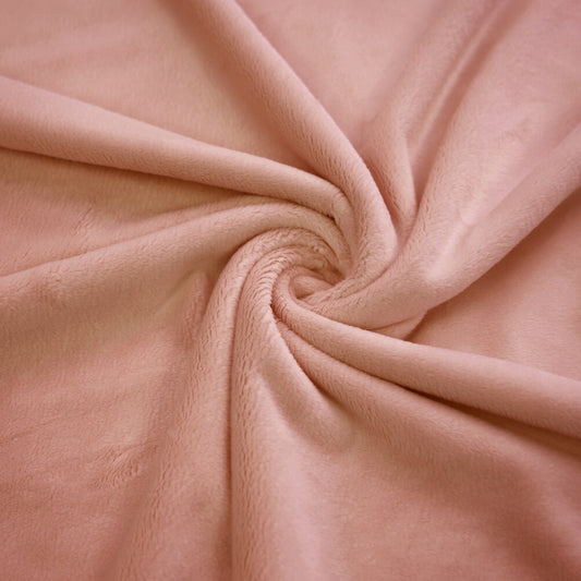 Coton Minky Lisse Brun Cameo | Premium | Laize 1m55