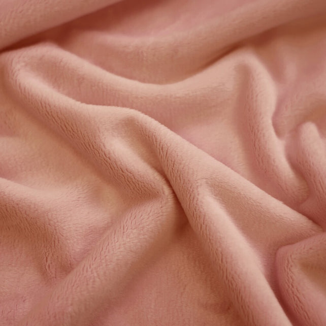 Coton Minky Lisse Brun Cameo | Premium | Laize 1m55