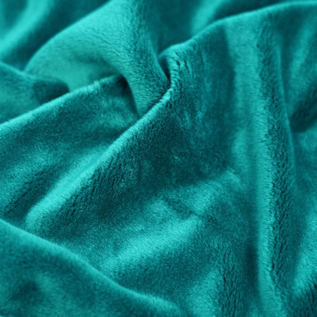 Tissu Minky Lisse Mosaic Bleu | Premium | Laize 1m55
