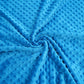 Tissu Minky A Pois Premium 380g/m² - Bleu Azure