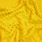Tissu Minky A Pois Premium 380g/m² - Jaune Aspen Gold
