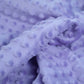 Tissu Minky A Pois Premium 380g/m² - Lavende