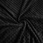 Tissu Minky A Pois Premium 380g/m² - Noir