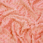 Tissu Minky A Pois Premium 380g/m² - Papaya
