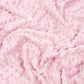 Tissu Minky A Pois Premium 380g/m² - Rose