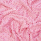Tissu Minky A Pois Premium 380g/m² - Rose Bonbon