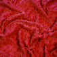 Tissu Minky A Pois Premium 380g/m² - Rouge Tomate
