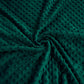 Tissu Minky A Pois Premium 380g/m² - Vert Bouteille